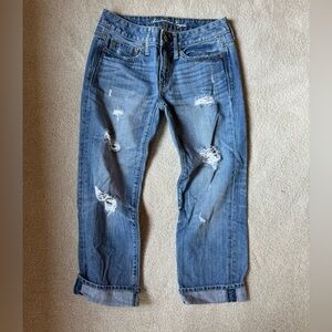 American Eagle Boy Fit Cropped Jeans